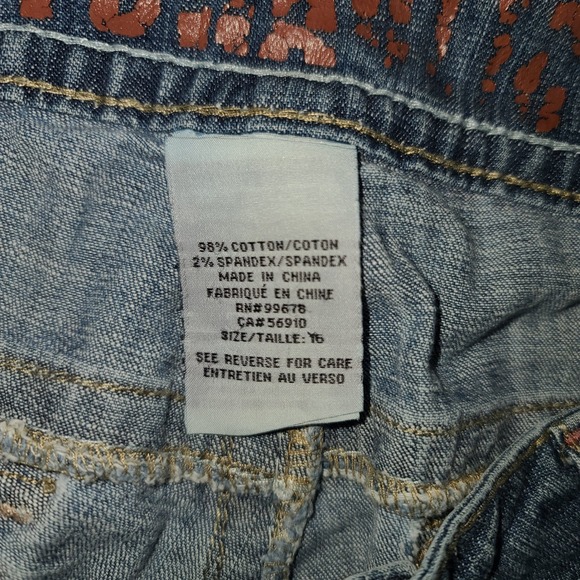 Hydraulic Denim Capri Pants Embroidered‎ Pockets Stretch Blue Size 16 - Picture 6 of 10